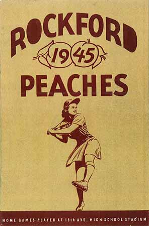 Rockford Peaches 1945 Program
